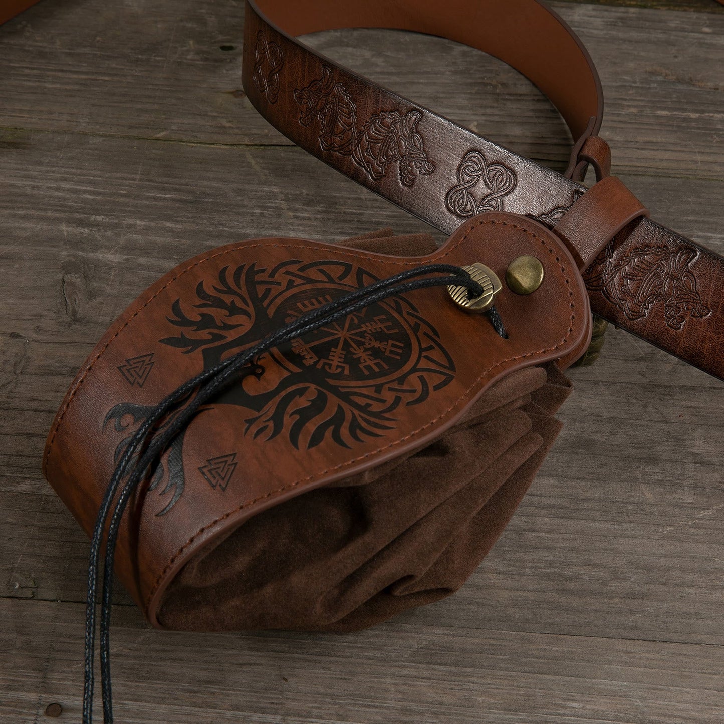 The Wanderer's Pouch Norse Belt Bag
