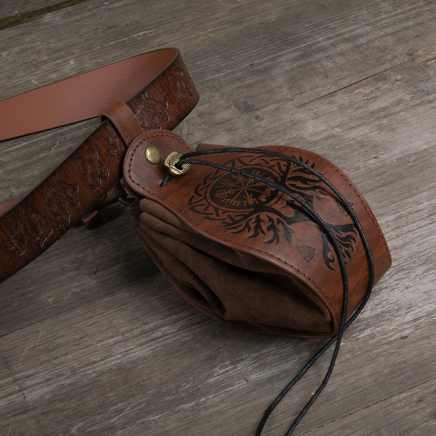 The Wanderer's Pouch Norse Belt Bag