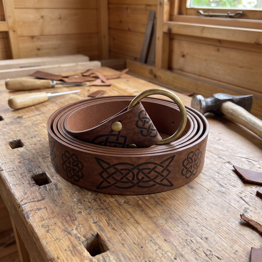 Woven Knot Viking Ring Belt