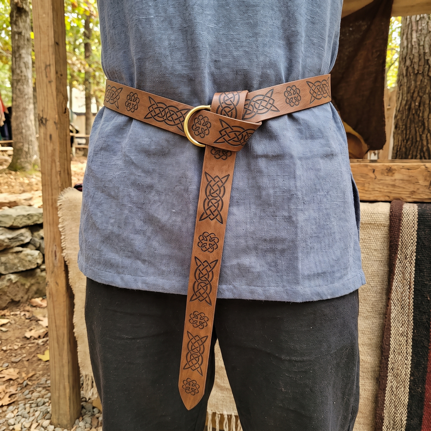Woven Knot Viking Ring Belt