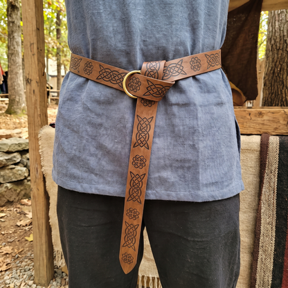 Woven Knot Viking Ring Belt